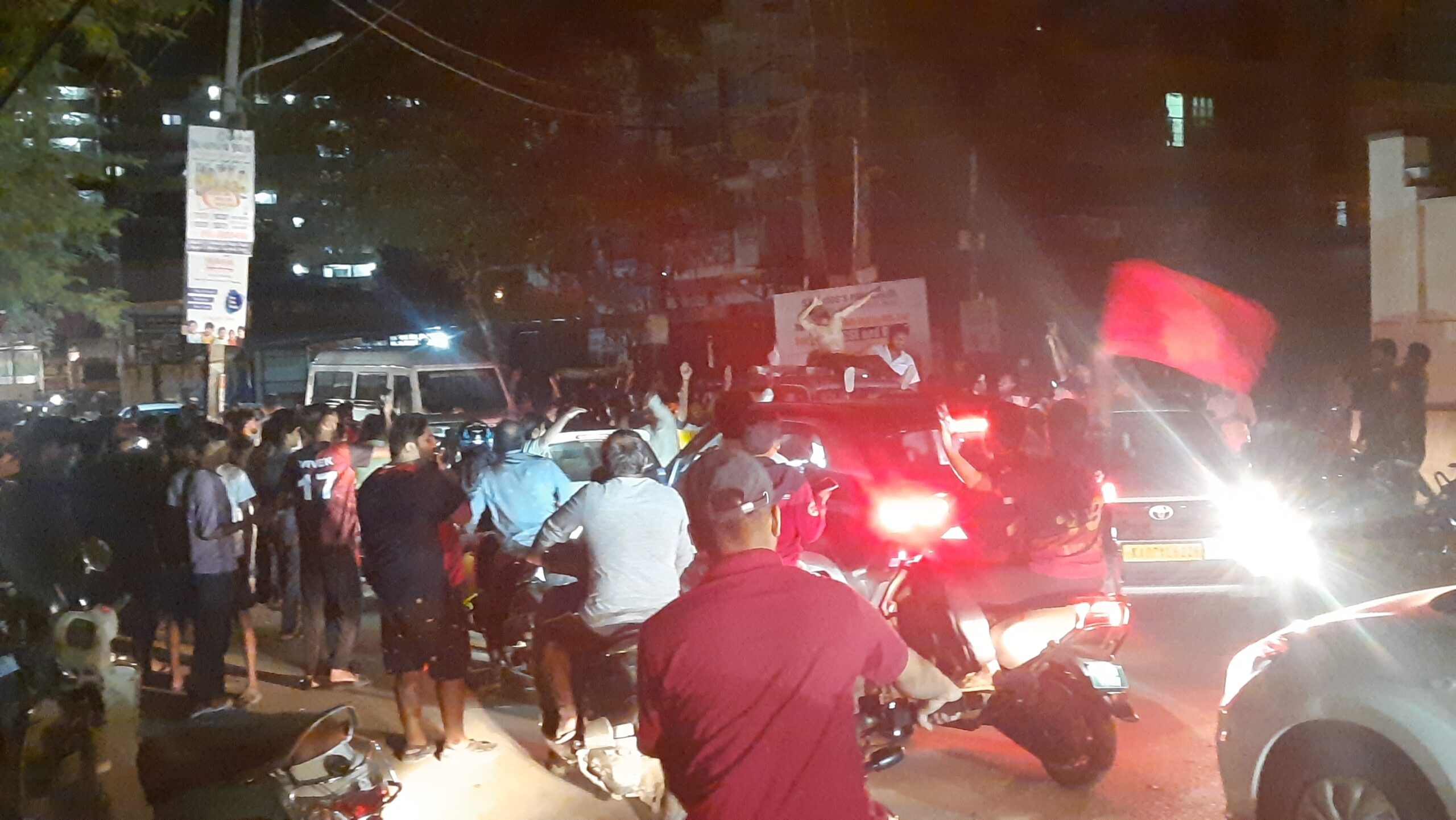 RCB first IPL trophy celebration