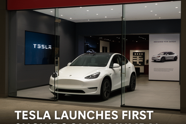 Tesla Launches First Showroom in Mumbai: Model Y Booking Now Open in India