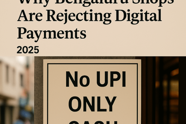 No UPI, Only Cash: Why Bengaluru Shops Are Rejecting Digital Payments 2025