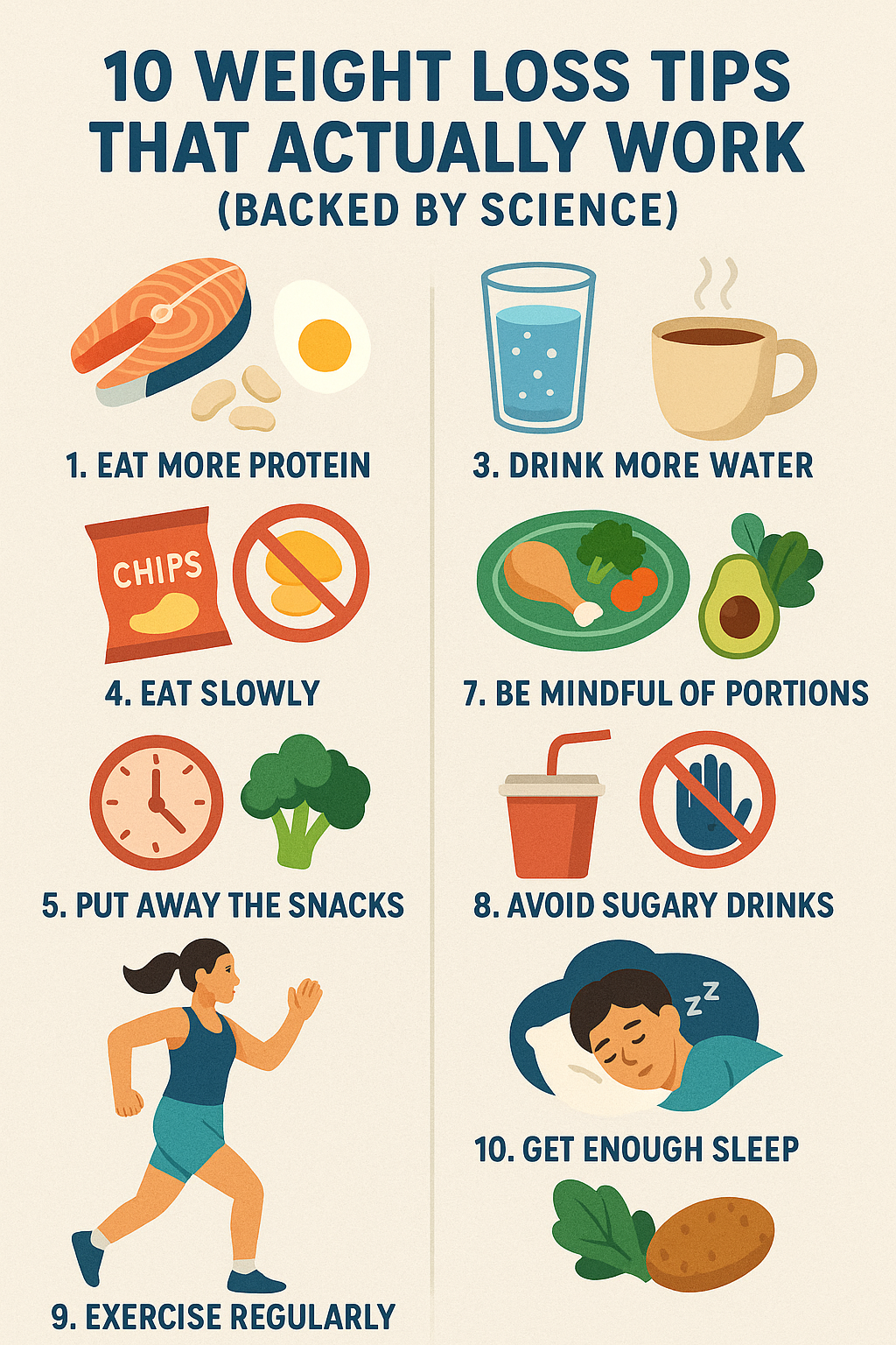 10 Weight Loss Tips That Actually Work (Backed by Science)
