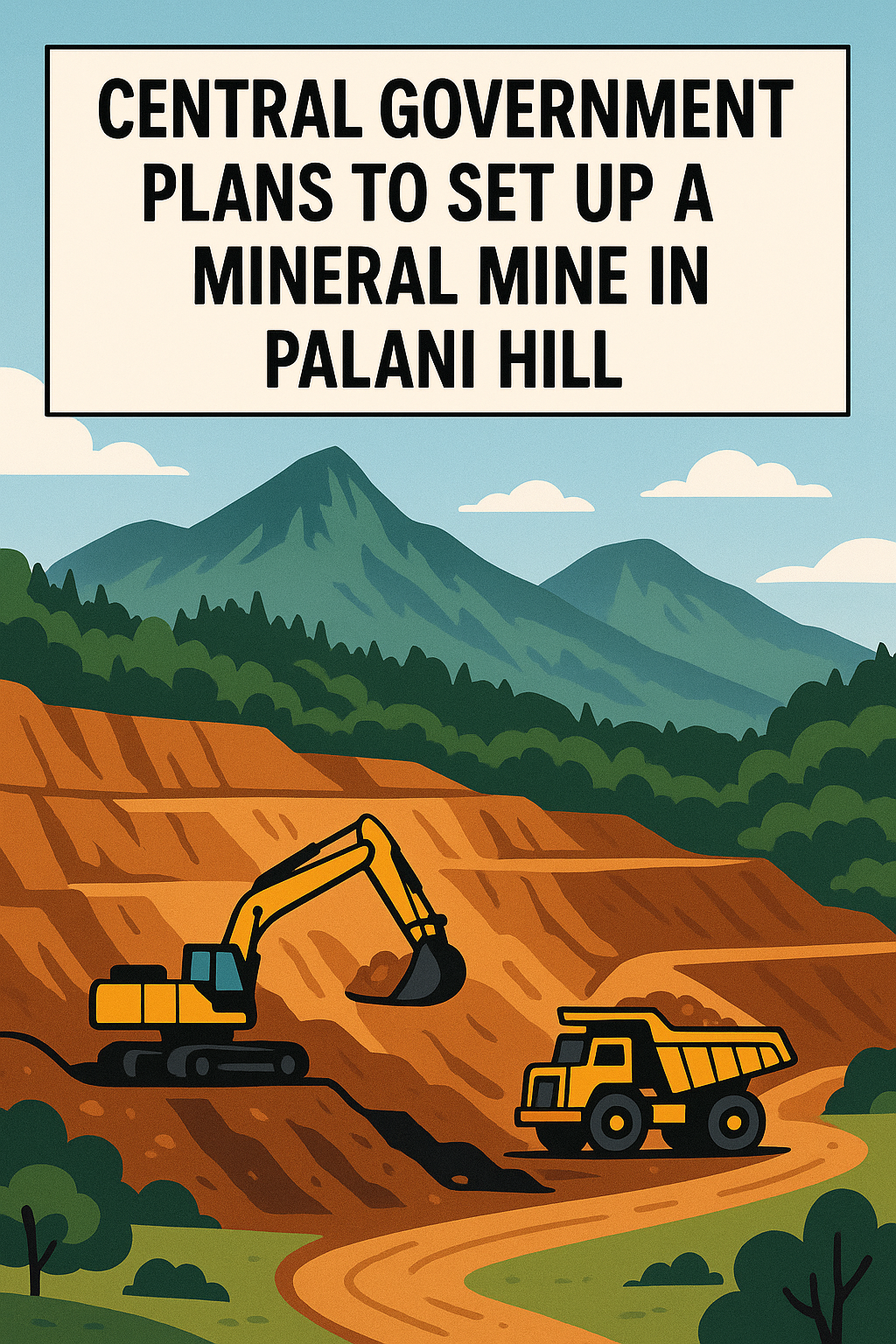 Central government plans to set up a mineral mine in Palani Hill